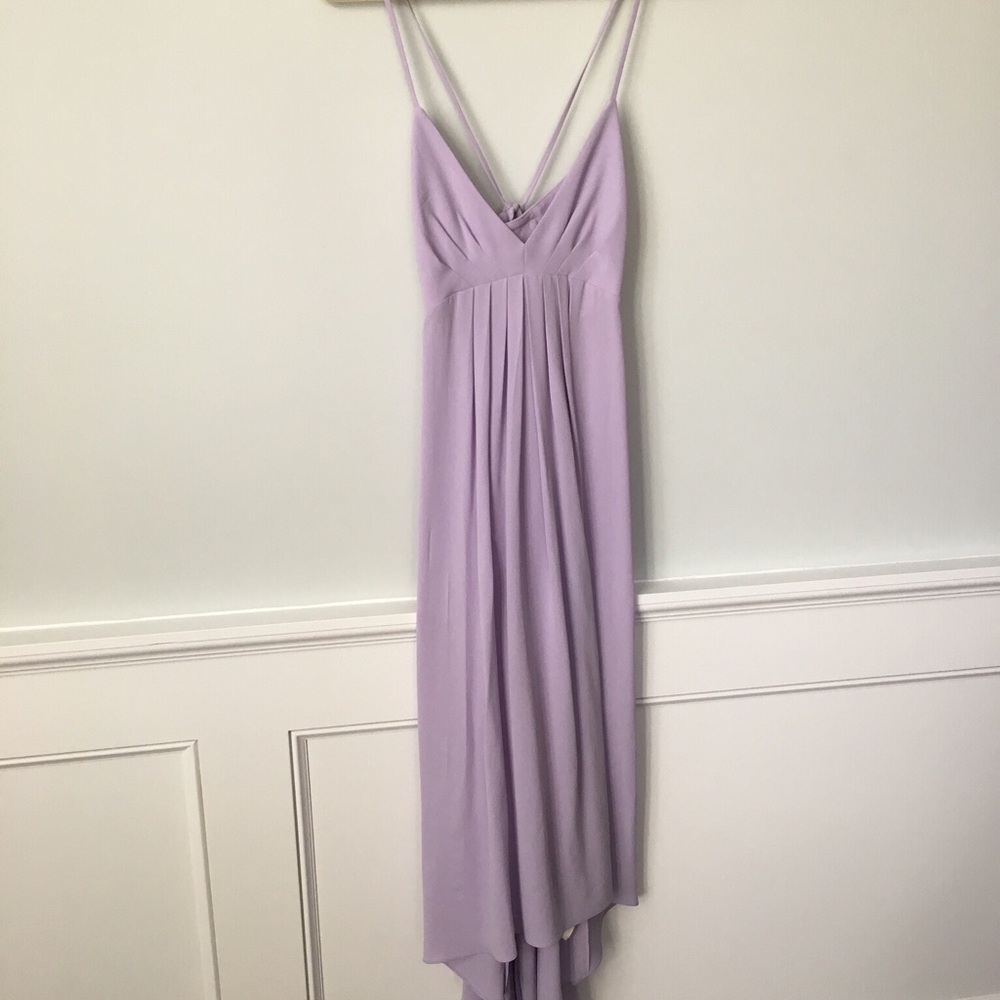 Aritzia Lilac Spaghetti-Strap Midi Dress